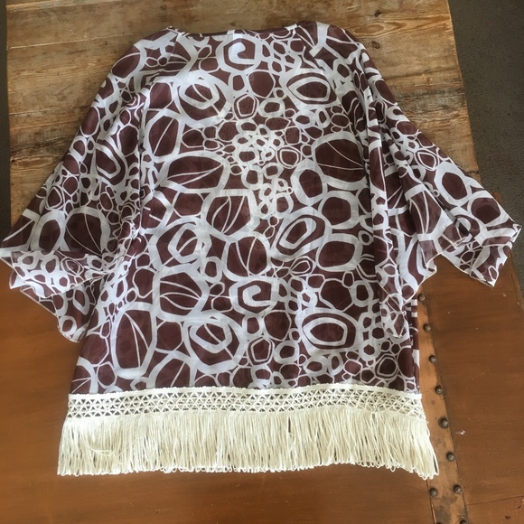 Chio Di Stefania D Resort Wear Short Caftan-NWOT-L - Picture 6 of 8